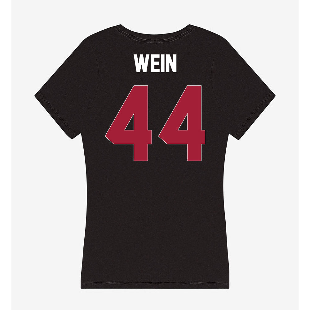 Oklahoma - NCAA Football : Taylor Wein - Women's V-Neck T-Shirt-1
