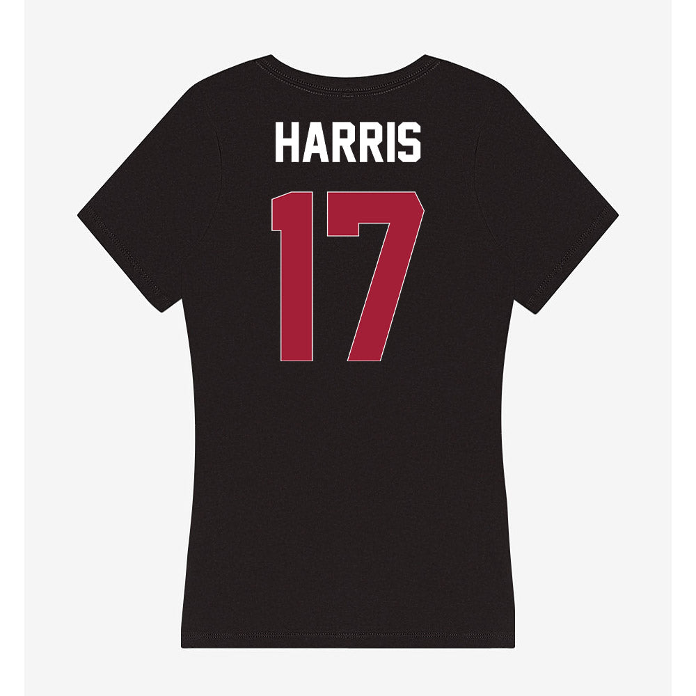 Oklahoma - NCAA Baseball : Dasan Harris - Women's V-Neck T-Shirt-1