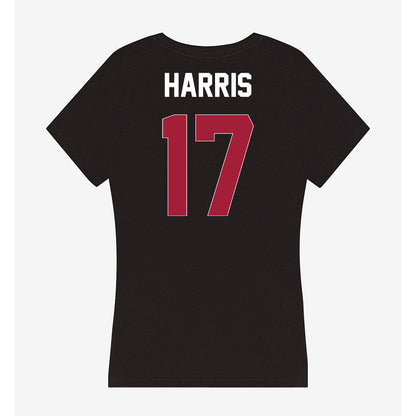 Oklahoma - NCAA Baseball : Dasan Harris - Women's V-Neck T-Shirt-1