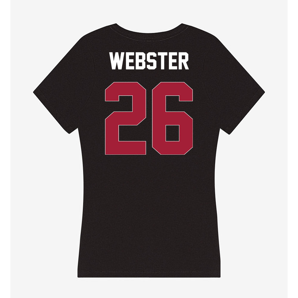 Oklahoma - NCAA Football : eLGee Webster - Women's V-Neck T-Shirt-1