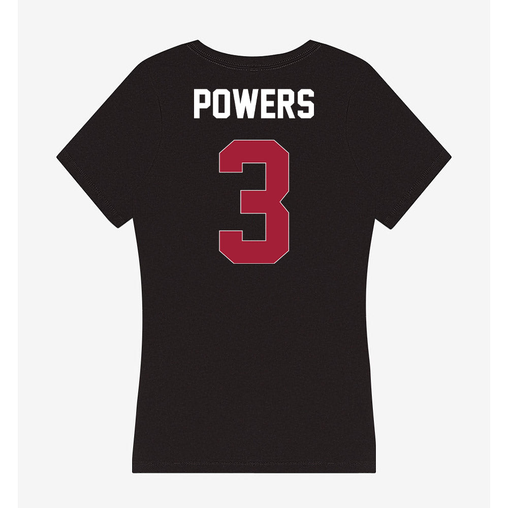 Oklahoma - NCAA Football : Reggie Powers - Women's V-Neck T-Shirt-1