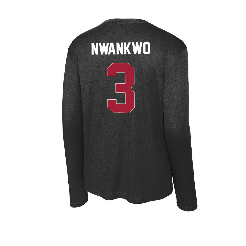 Oklahoma - NCAA Men's Basketball : Jeff Nwankwo - Activewear Long Sleeve T-Shirt-1