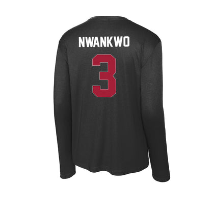 Oklahoma - NCAA Men's Basketball : Jeff Nwankwo - Activewear Long Sleeve T-Shirt-1
