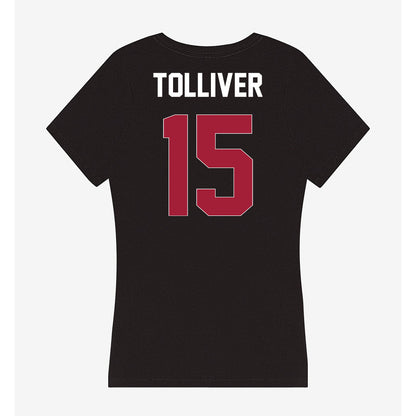Oklahoma - NCAA Women's Volleyball : Alaleh Tolliver - Women's V-Neck T-Shirt-1