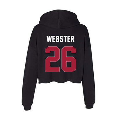 Oklahoma - NCAA Football : eLGee Webster - Women's Crop Fleece Hoodie-1