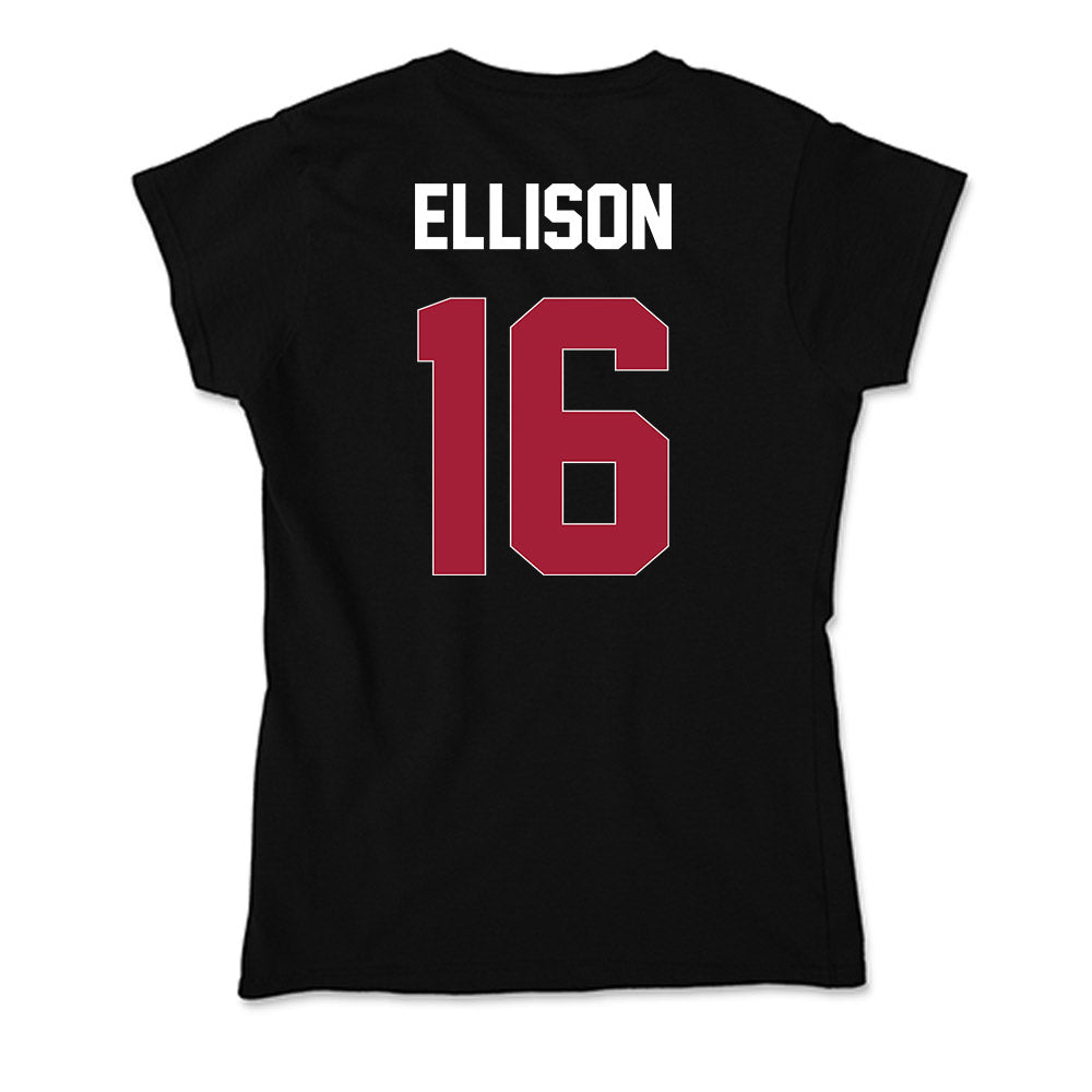 Oklahoma - NCAA Women's Soccer : Ariana Ellison - Soft Style Women’s T-Shirt-1