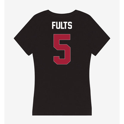 Oklahoma - NCAA Women's Soccer : Narissa Fults - Women's V-Neck T-Shirt-1