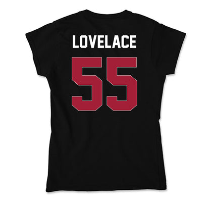 Oklahoma - NCAA Men's Basketball : Reid Lovelace - Soft Style Women’s T-Shirt-1