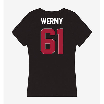 Oklahoma - NCAA Football : Kenneth Wermy - Women's V-Neck T-Shirt-1