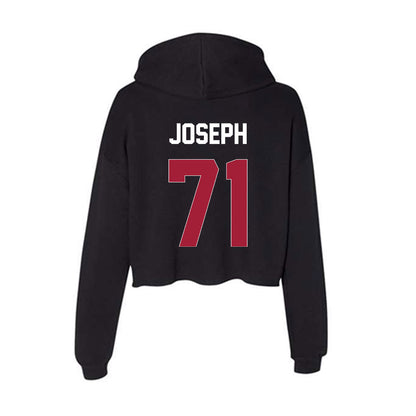 Oklahoma - NCAA Football : Peyton Joseph - Women's Crop Fleece Hooded Sweatshirt-1