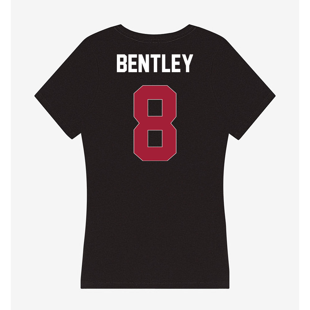 Oklahoma - NCAA Football : Bowe Bentley - Women's V-Neck T-Shirt-1