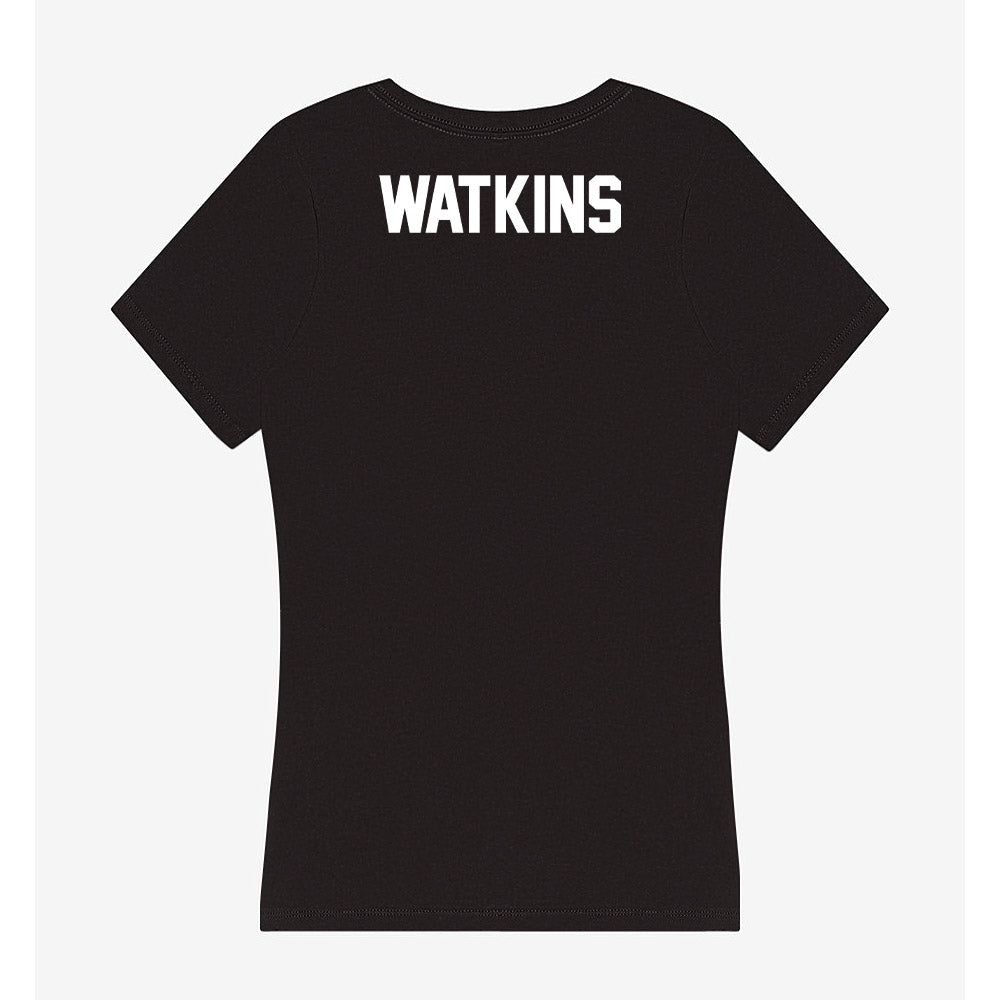 Oklahoma - NCAA Women's Track & Field : Kassidi Watkins - Women's V-Neck T-Shirt-1