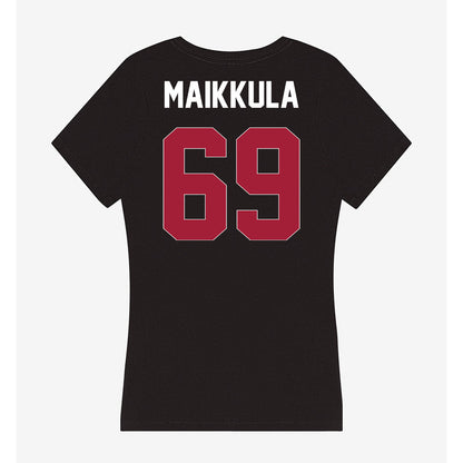 Oklahoma - NCAA Football : Jake Maikkula - Women's V-Neck T-Shirt-1