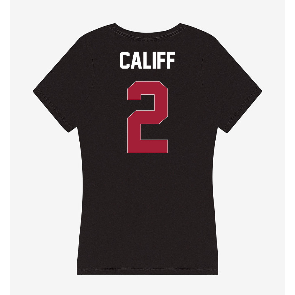 Oklahoma - NCAA Women's Soccer : Paige Califf - Women's V-Neck T-Shirt-1