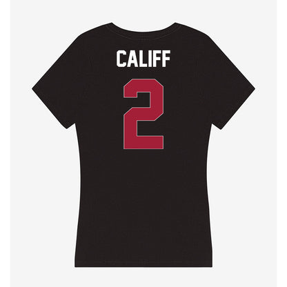 Oklahoma - NCAA Women's Soccer : Paige Califf - Women's V-Neck T-Shirt-1