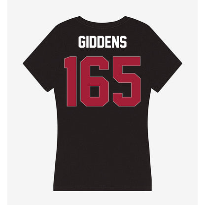 Oklahoma - NCAA Wrestling : Clay Giddens - Women's V-Neck T-Shirt-1