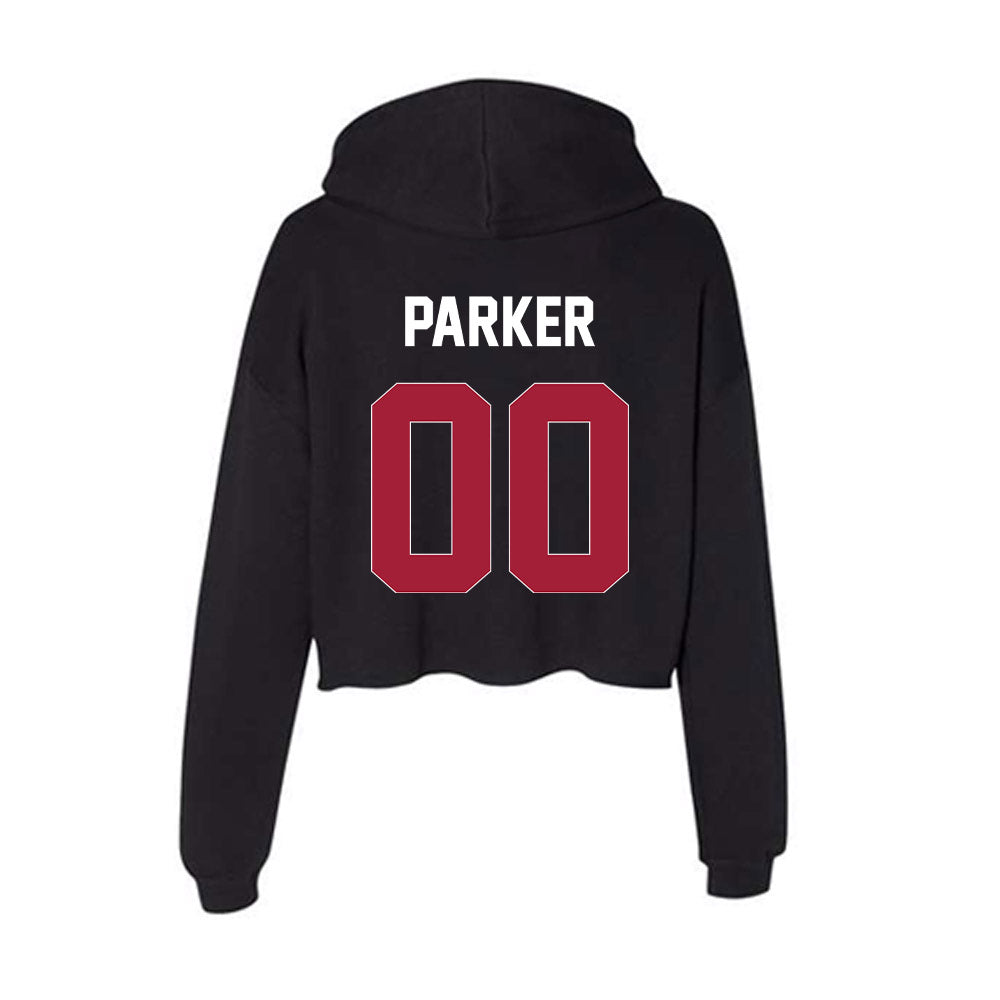 Oklahoma - NCAA Softball : Allyssa Parker - Women's Crop Fleece Hoodie-1