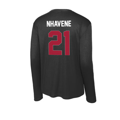 Oklahoma - NCAA Men's Tennis : Bruno Nhavene - Activewear Long Sleeve T-Shirt-1