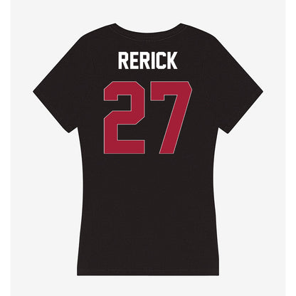 Oklahoma - NCAA Baseball : Drew Rerick - Women's V-Neck T-Shirt-1