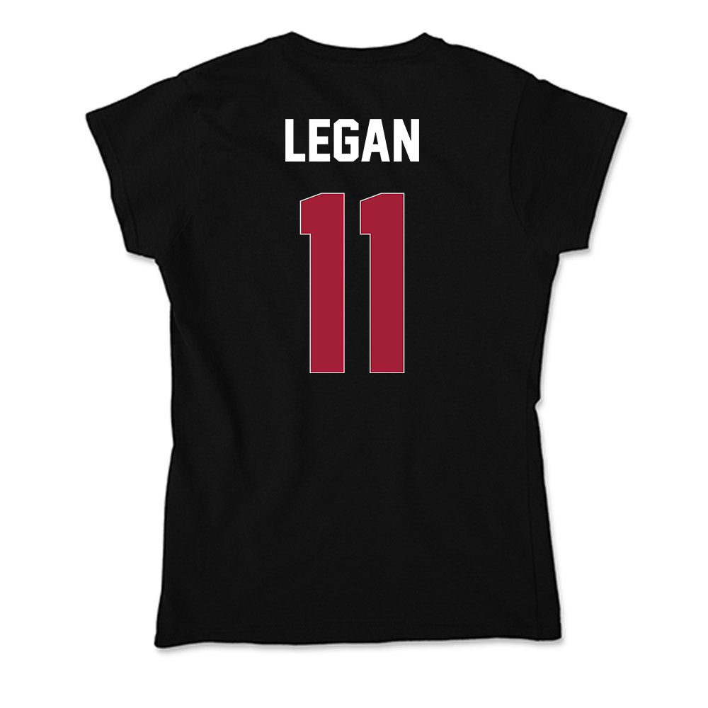 Oklahoma - NCAA Women's Soccer : Drue Legan - Soft Style Women’s T-Shirt-1