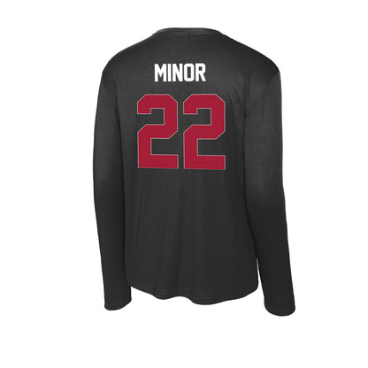 Oklahoma - NCAA Softball : Kai Minor - Activewear Long Sleeve T-Shirt-1