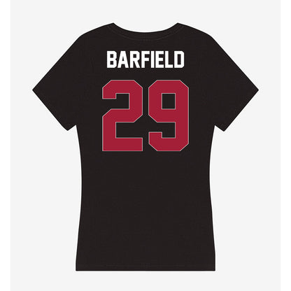 Oklahoma - NCAA Baseball : Jaden Barfield - Women's V-Neck T-Shirt-1