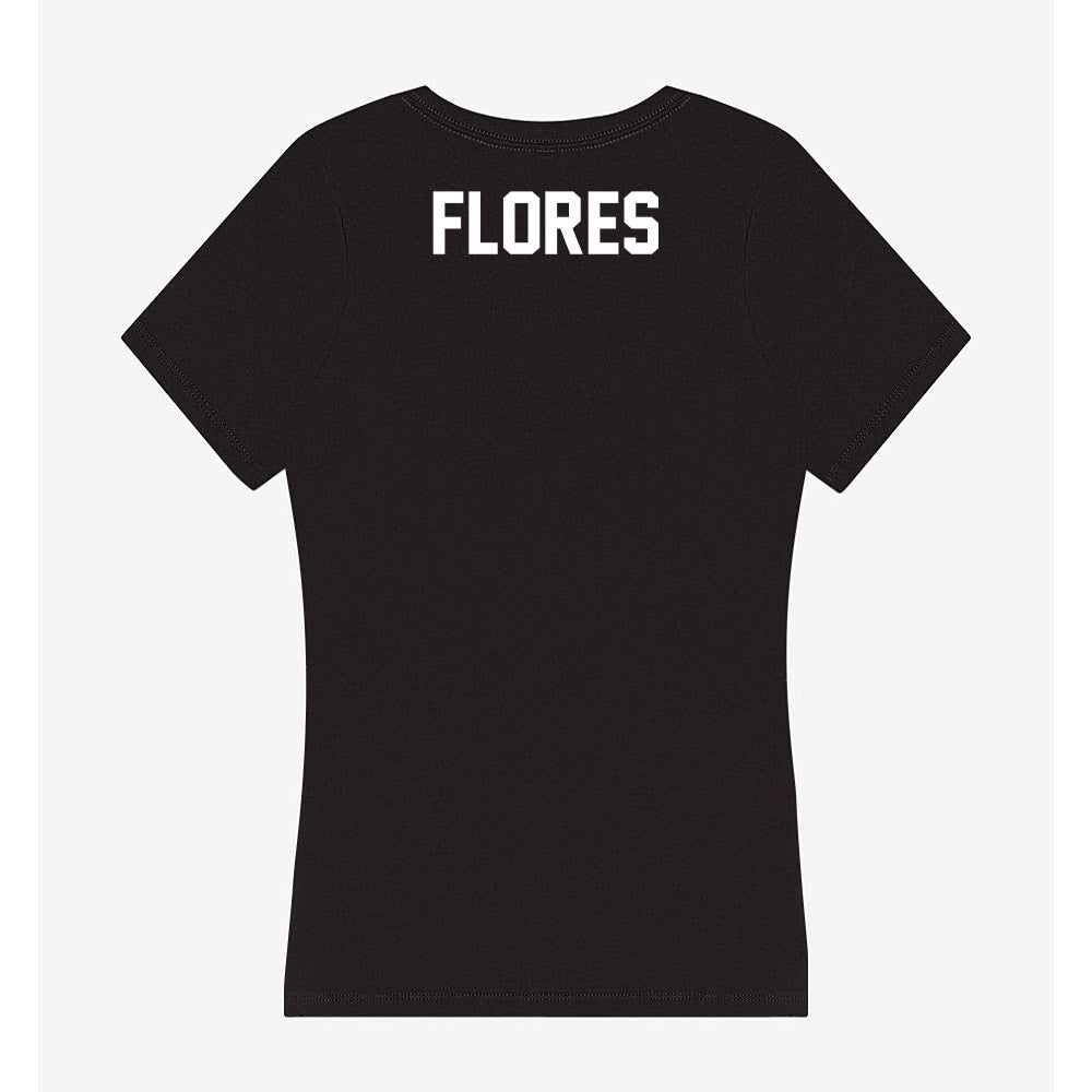 Oklahoma - NCAA Men's Gymnastics : Tyler Flores - Women's V-Neck T-Shirt-1