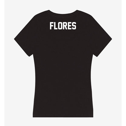 Oklahoma - NCAA Men's Gymnastics : Tyler Flores - Women's V-Neck T-Shirt-1