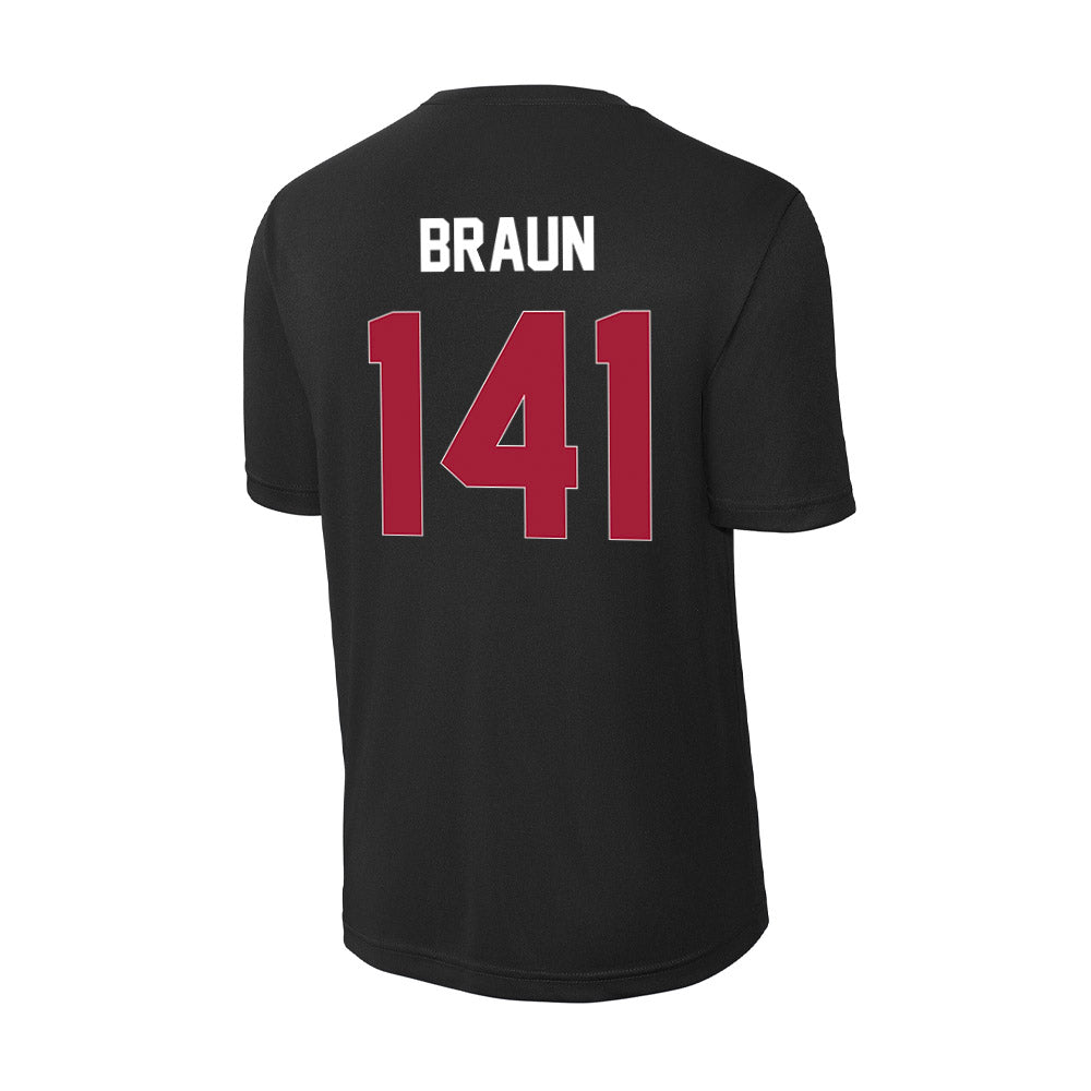 Oklahoma - NCAA Wrestling : Alex Braun - Activewear T-Shirt-1