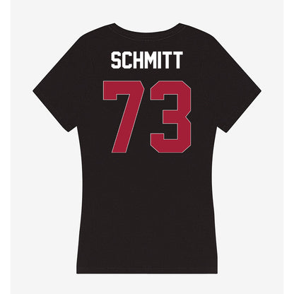 Oklahoma - NCAA Football : Deacon Schmitt - Women's V-Neck T-Shirt-1