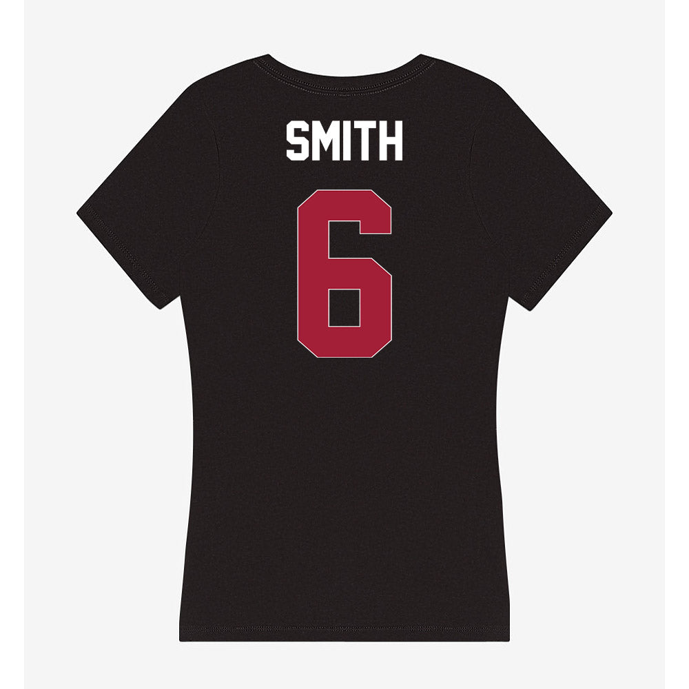 Oklahoma - NCAA Football : Nigel Smith - Women's V-Neck T-Shirt-1