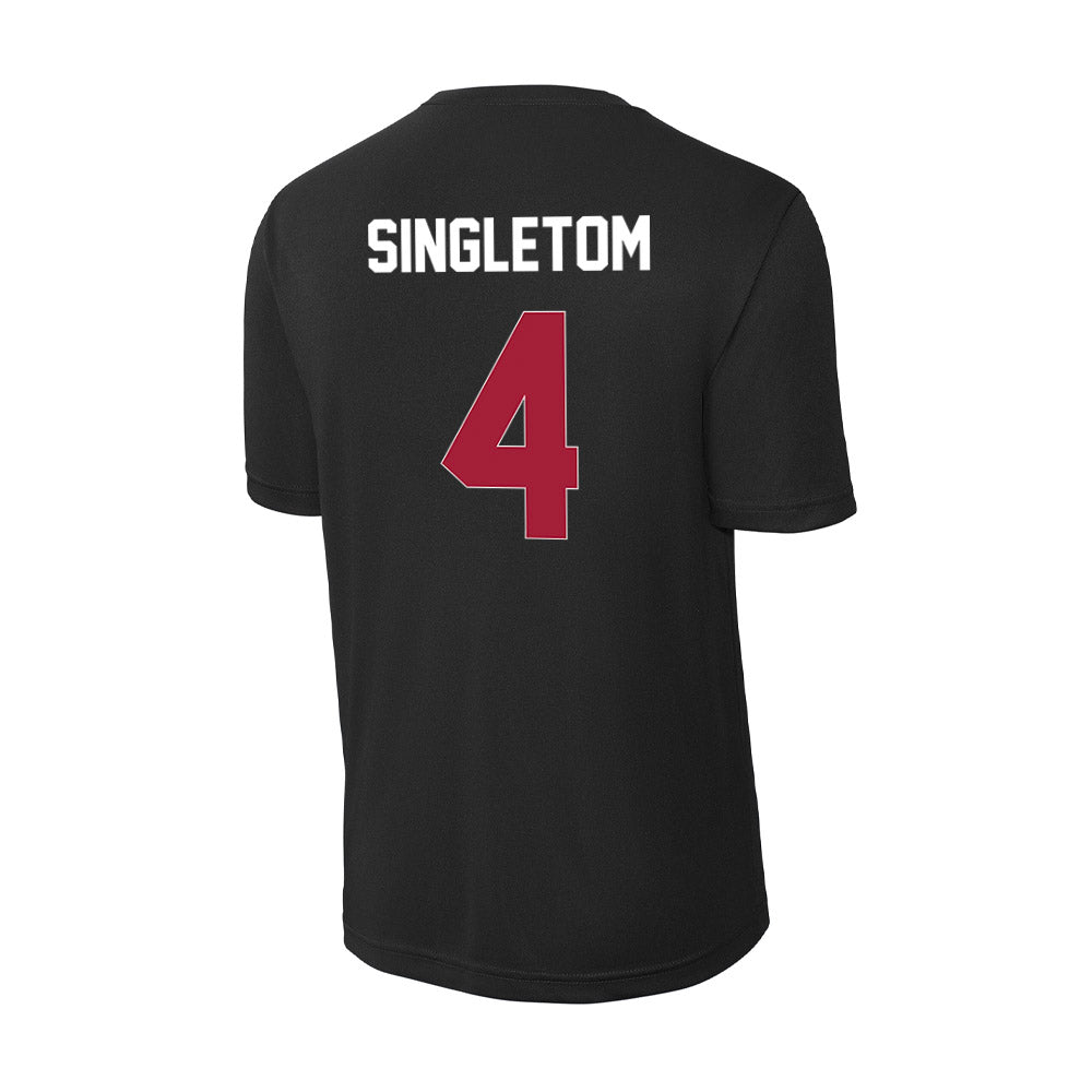 Oklahoma - NCAA Women's Volleyball : Kinsley Singleton - Activewear T-Shirt-1