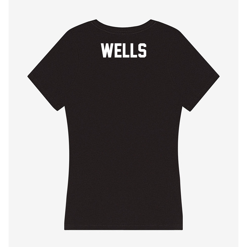 Oklahoma - NCAA Women's Gymnastics : Keira Wells - Women's V-Neck T-Shirt-1