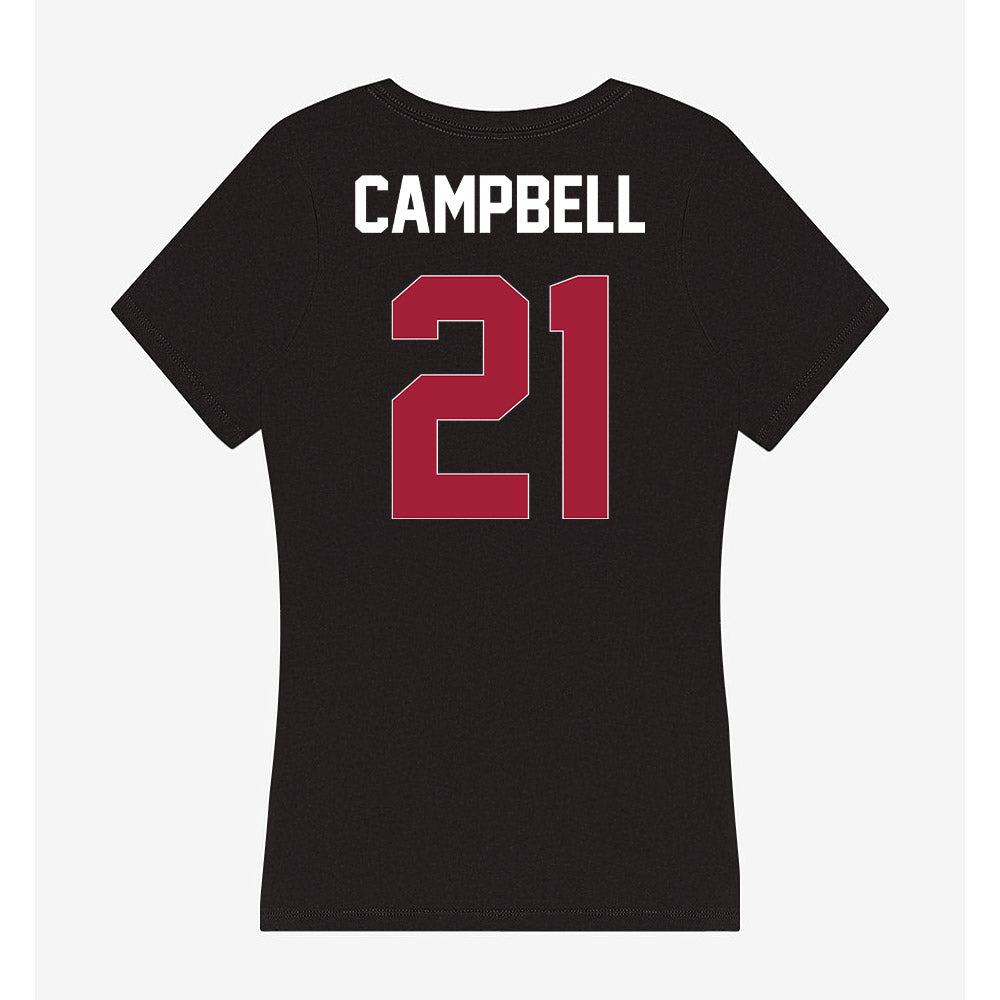 Oklahoma - NCAA Women's Soccer : Kendall Campbell - Women's V-Neck T-Shirt-1