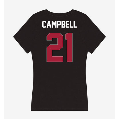Oklahoma - NCAA Women's Soccer : Kendall Campbell - Women's V-Neck T-Shirt-1
