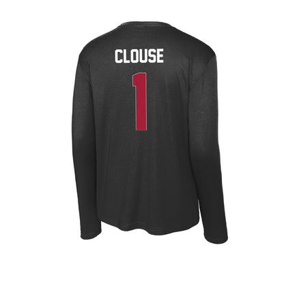 Oklahoma - NCAA Women's Soccer : Kenzie Clouse - Activewear Long Sleeve T-Shirt-1