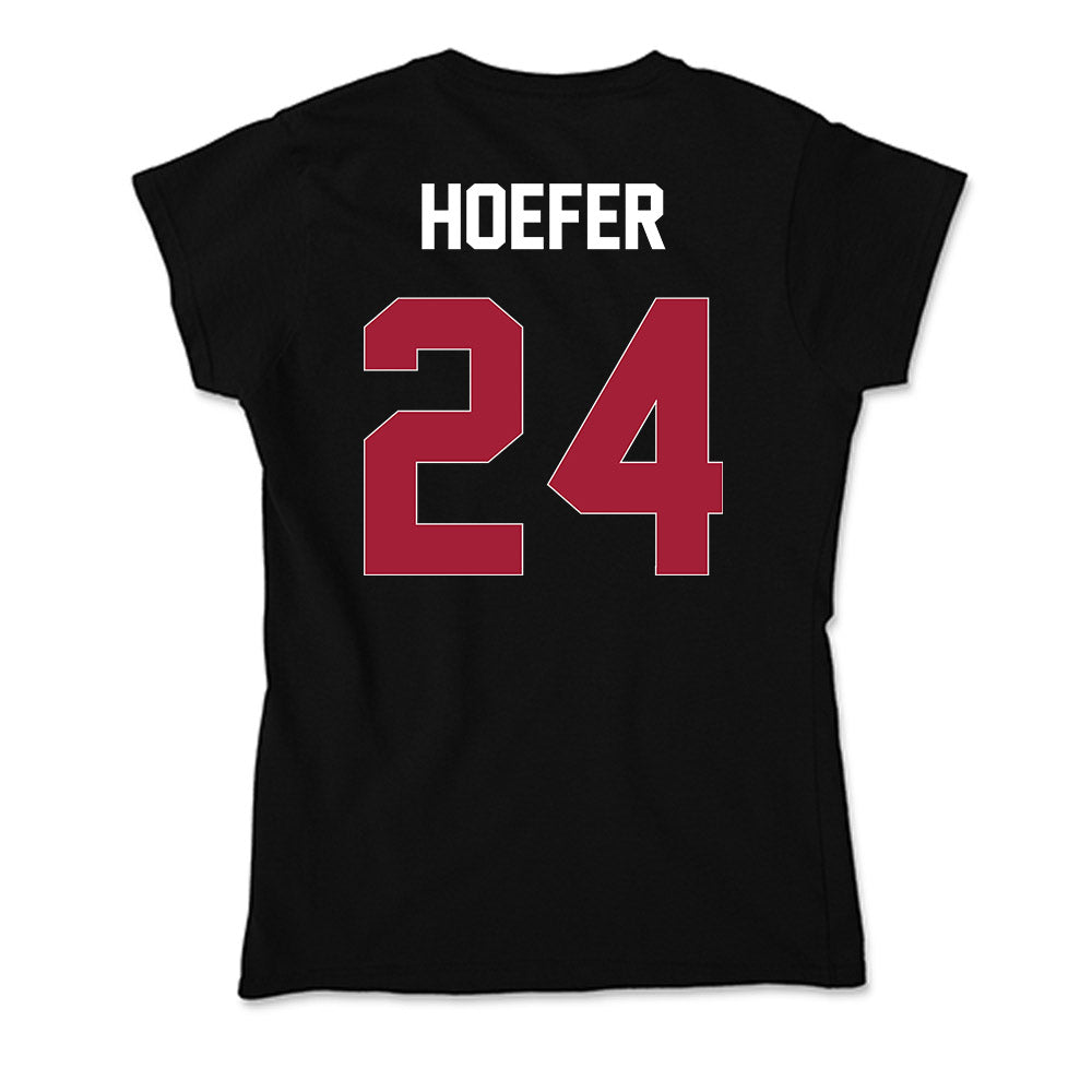 Oklahoma - NCAA Women's Soccer : Natalie Hoefer - Soft Style Women’s T-Shirt-1