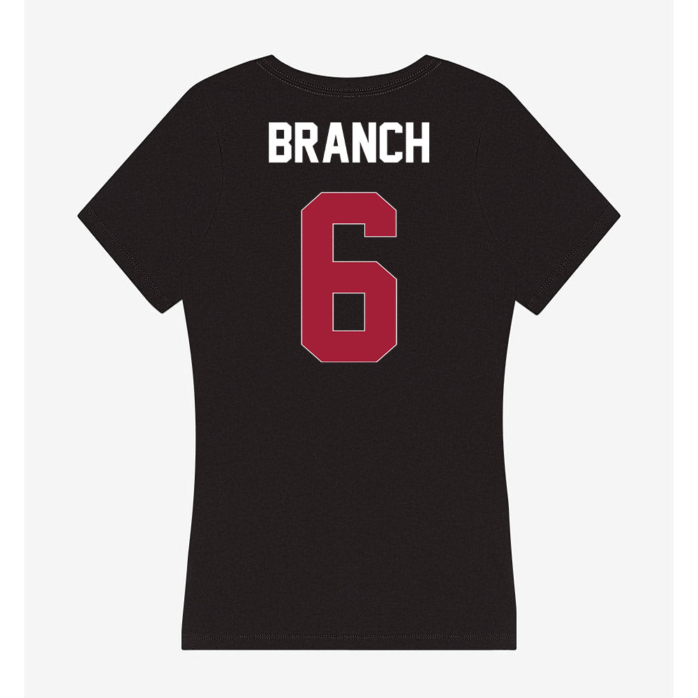 Oklahoma - NCAA Baseball : Kyle Branch - Women's V-Neck T-Shirt-1