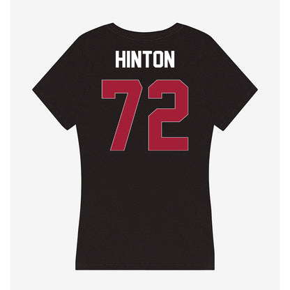 Oklahoma - NCAA Football : Fred Hinton - Women's V-Neck T-Shirt-1