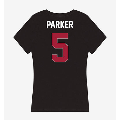 Oklahoma - NCAA Softball : Ella Parker - Women's V-Neck T-Shirt-1