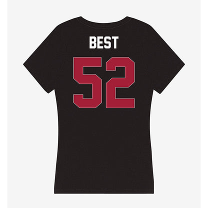 Oklahoma - NCAA Football : Noah Best - Women's V-Neck T-Shirt-1