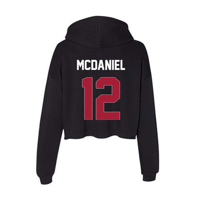 Oklahoma - NCAA Softball : Lexi McDaniel - Women's Crop Fleece Hoodie-1