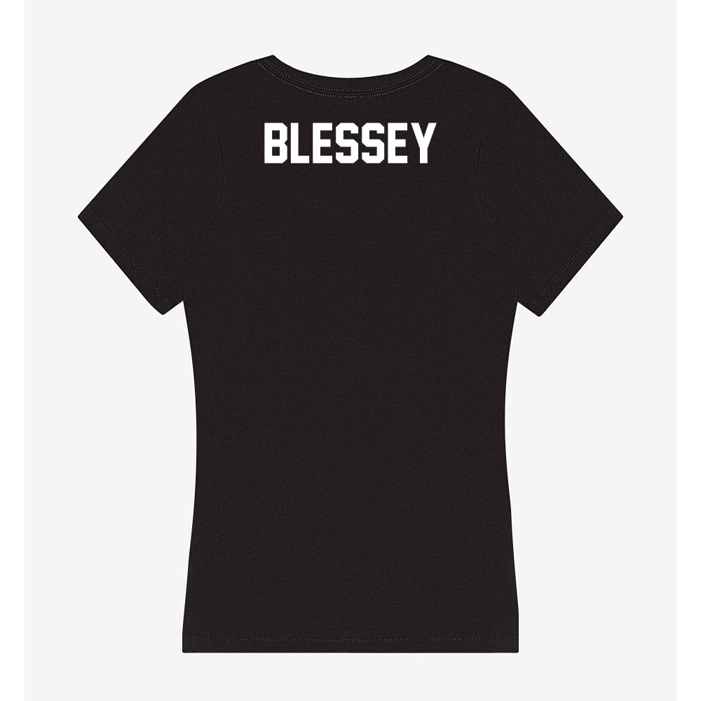 Oklahoma - NCAA Women's Gymnastics : Lizzy Blessey - Women's V-Neck T-Shirt-1