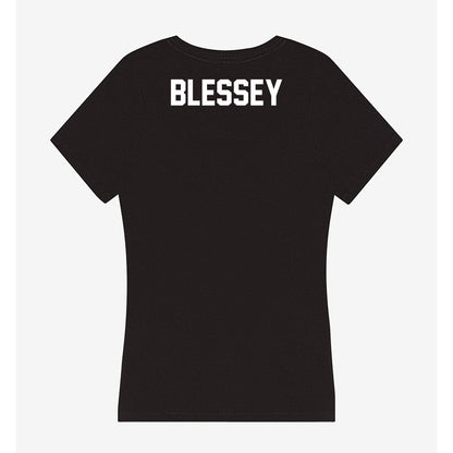 Oklahoma - NCAA Women's Gymnastics : Lizzy Blessey - Women's V-Neck T-Shirt-1