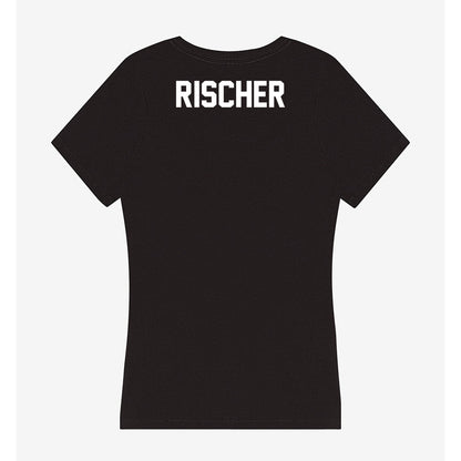 Oklahoma - NCAA Women's Golf : Audrey Rischer - Women's V-Neck T-Shirt-1