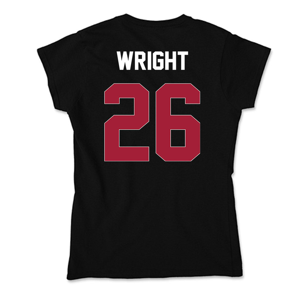 Oklahoma - NCAA Women's Soccer : Olivia Wright - Soft Style Women’s T-Shirt-1