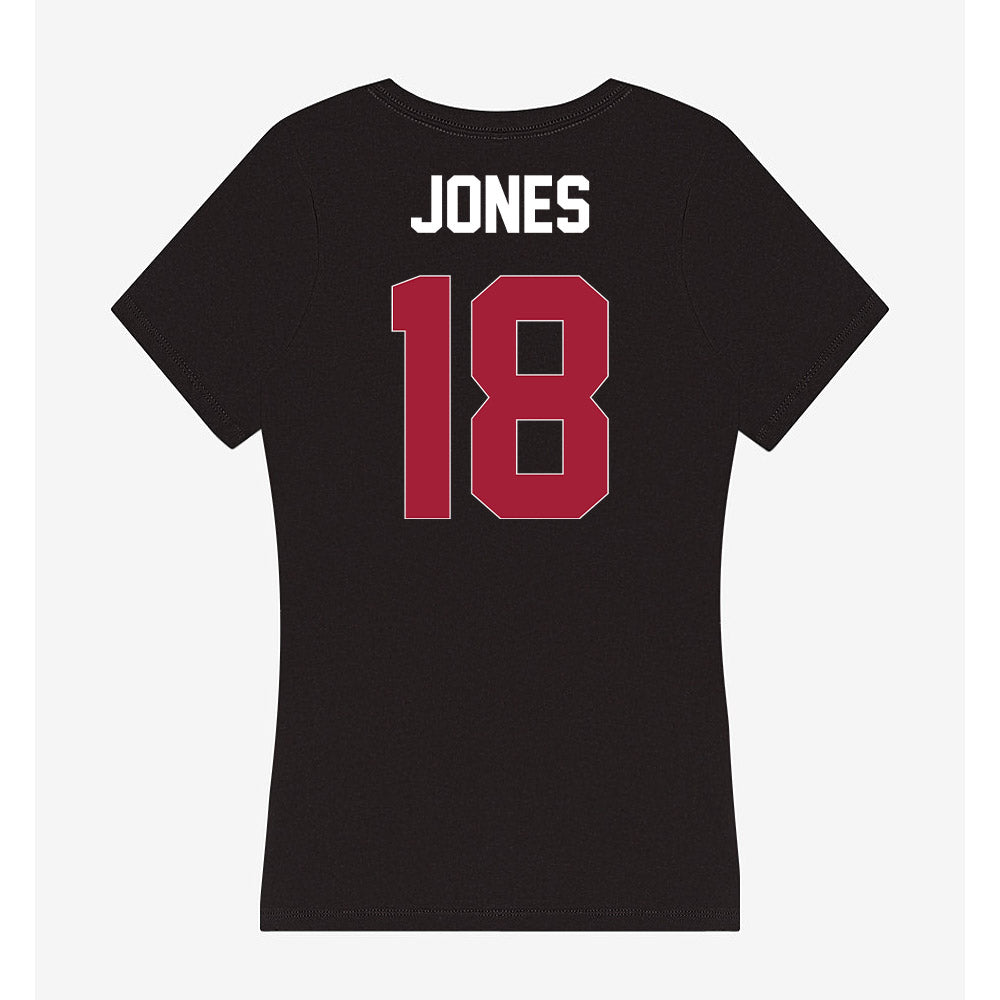 Oklahoma - NCAA Baseball : Gavyn Jones - Women's V-Neck T-Shirt-1