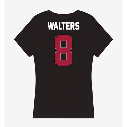 Oklahoma - NCAA Baseball : Uriah Walters - Women's V-Neck T-Shirt-1