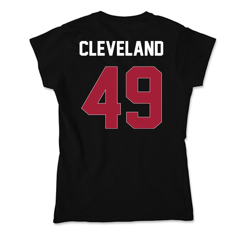 Oklahoma - NCAA Baseball : Jackson Cleveland - Soft Style Women’s T-Shirt-1