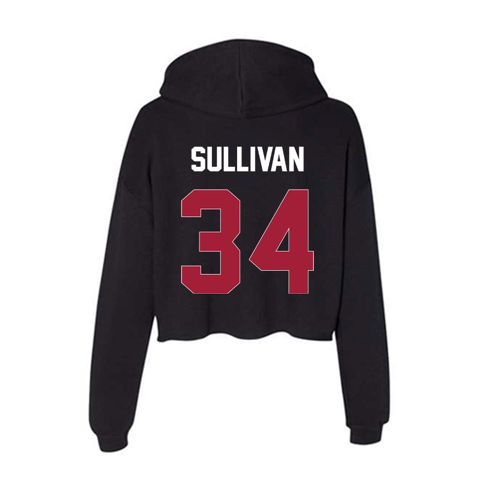 Oklahoma - NCAA Women's Soccer : Callie Sullivan - Women's Crop Fleece Hoodie-1